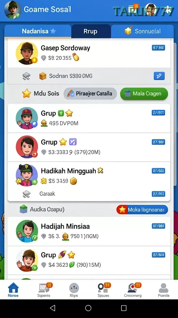 Cuplikan layar 666I — aktivitas
