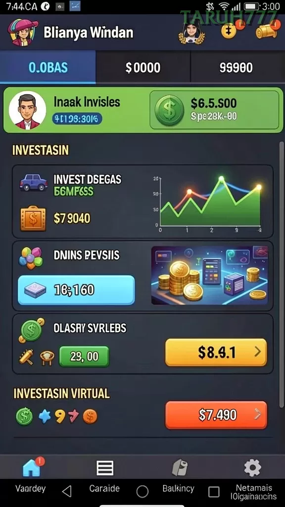 Cuplikan layar PESGSLOT — menu navigasi